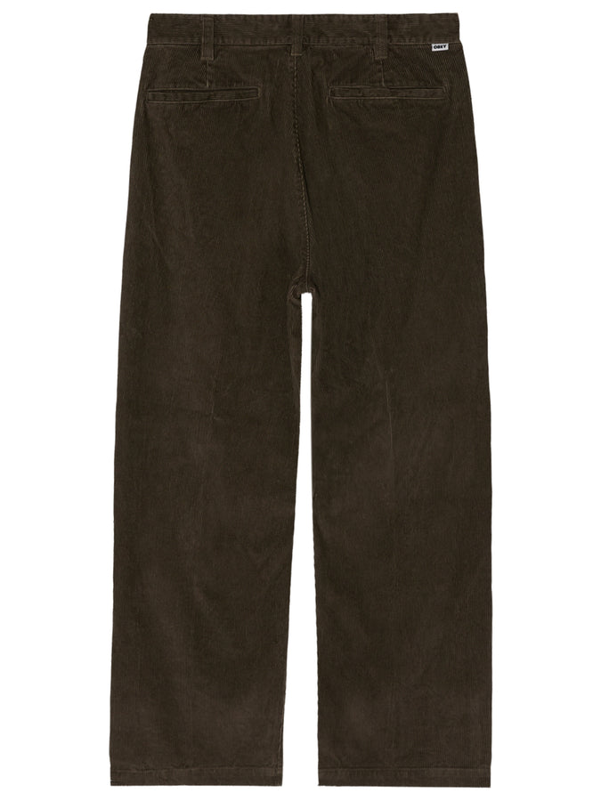 Obey Dean Pleated Corduroy Pants Fall 2026 | WREN FADED WASH (WRN)