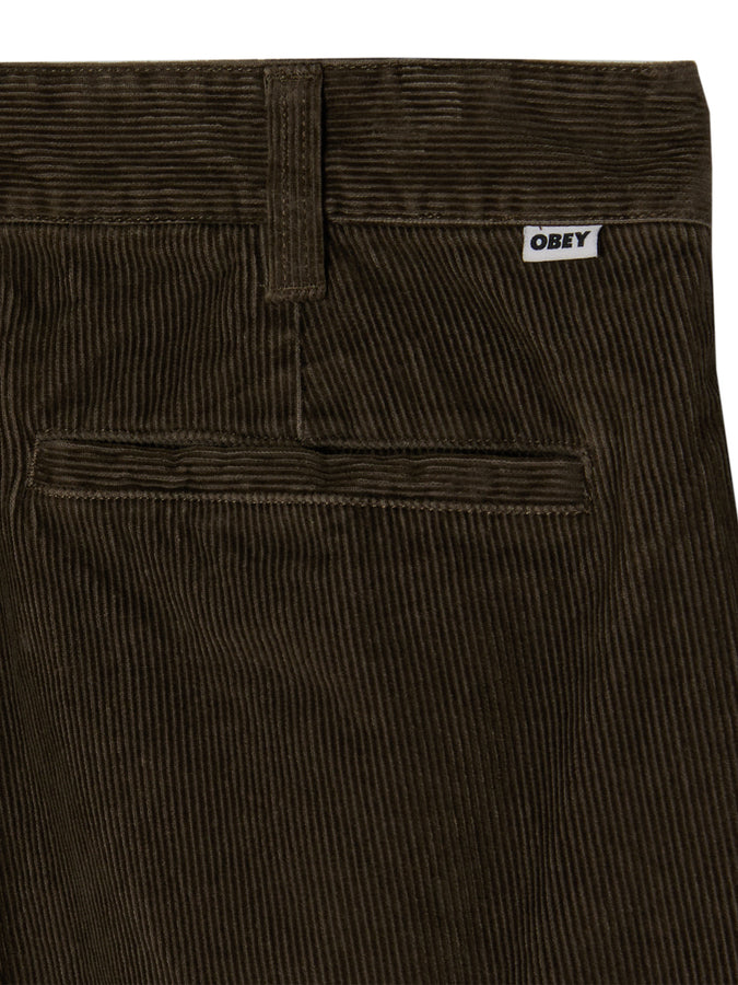 Obey Dean Pleated Corduroy Pants Fall 2026 | WREN FADED WASH (WRN)