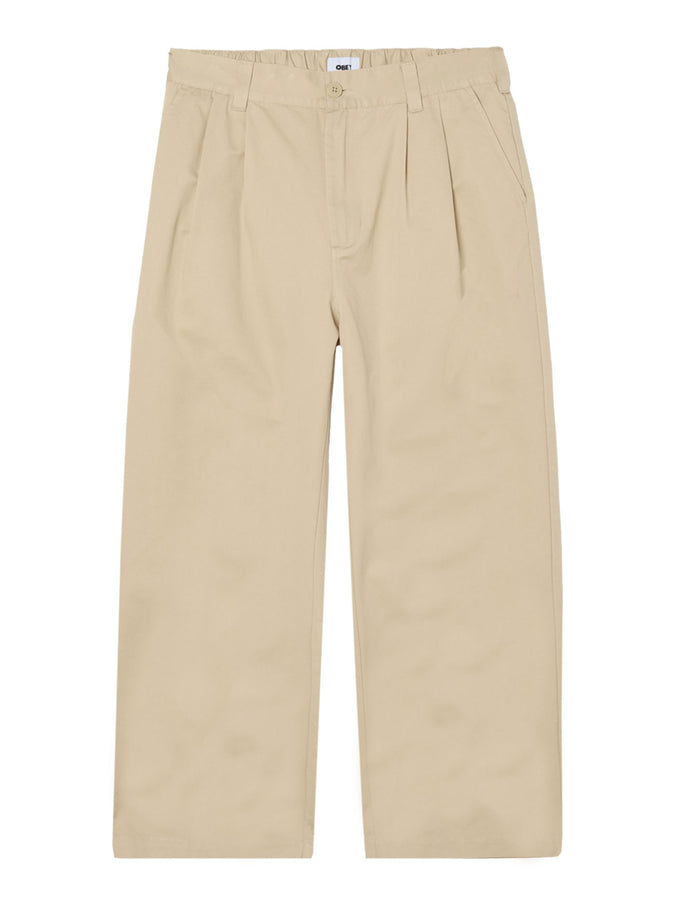 Obey Foster Pleated Pants Spring 2026 | CEMENT (CEM)