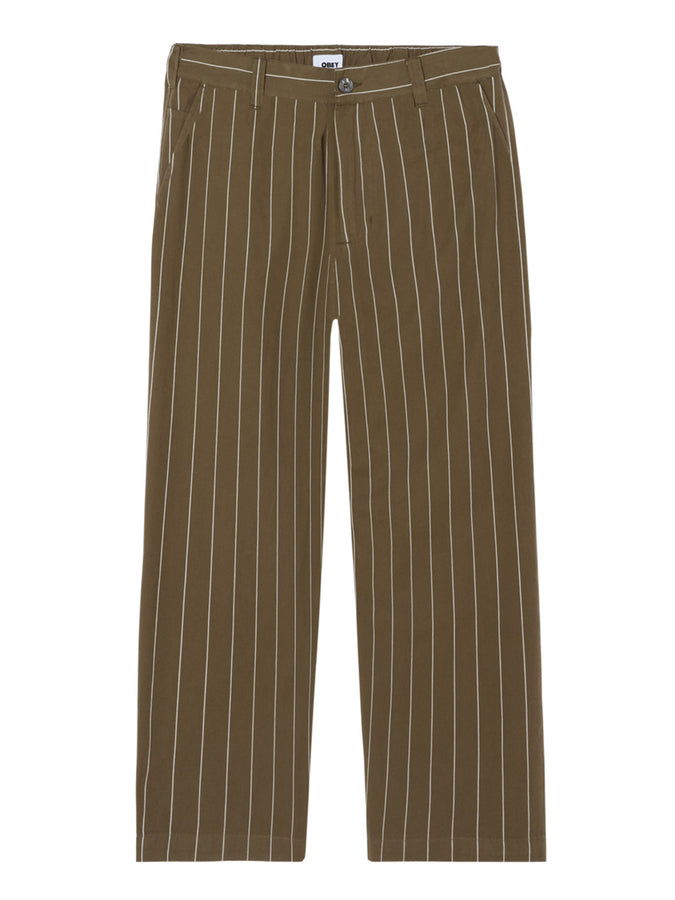 Obey Foster Pleated Stripe Pants Spring 2026 | CANTEEN MULTI (CAN)