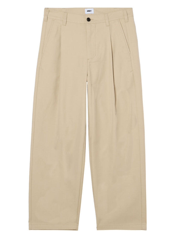 Obey Dean Pleated Pants Spring 2026 | CEMENT (CEM)