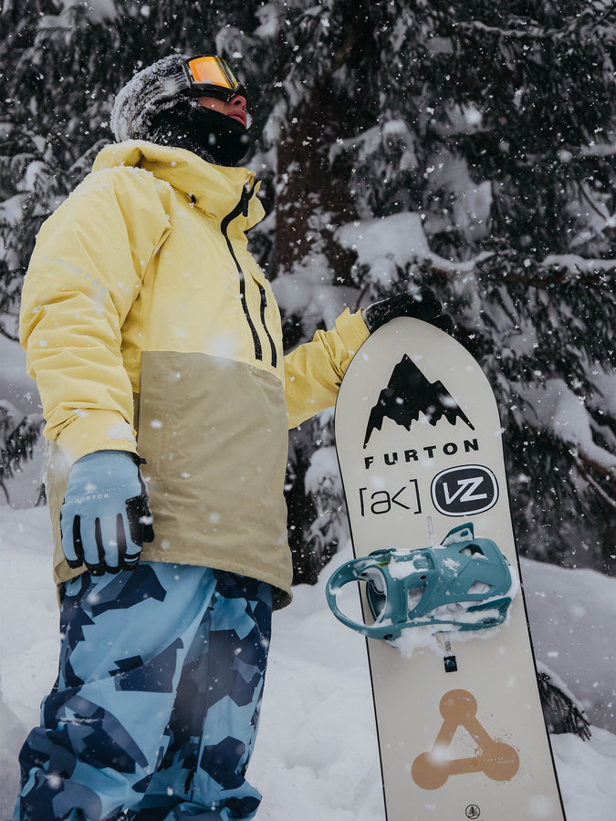 Burton [ak] GORE-TEX Velocity Anorak Snowboard Jacket 2024 | BUTTERMILK/MSHR (700)