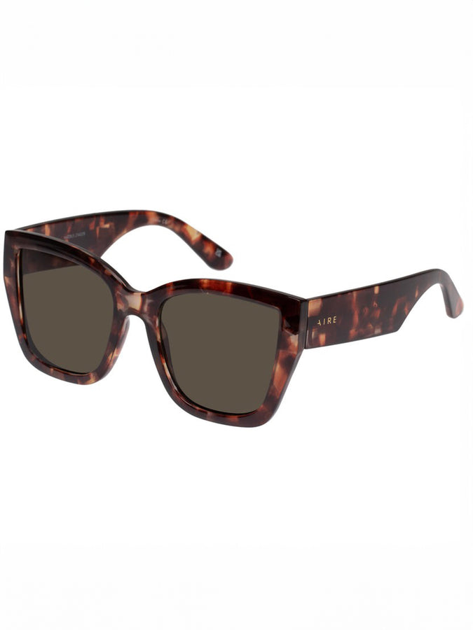 Aire Haedus Dark Tort/Green Mono Sunglasses | DARK TORT/GREEN MONO