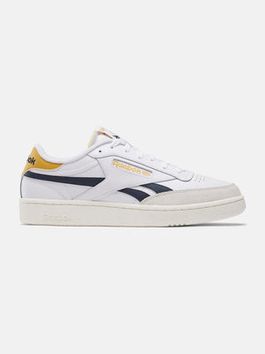 Reebok Club C 85 Twisted White/Navy/Gold Shoes Fall 2023