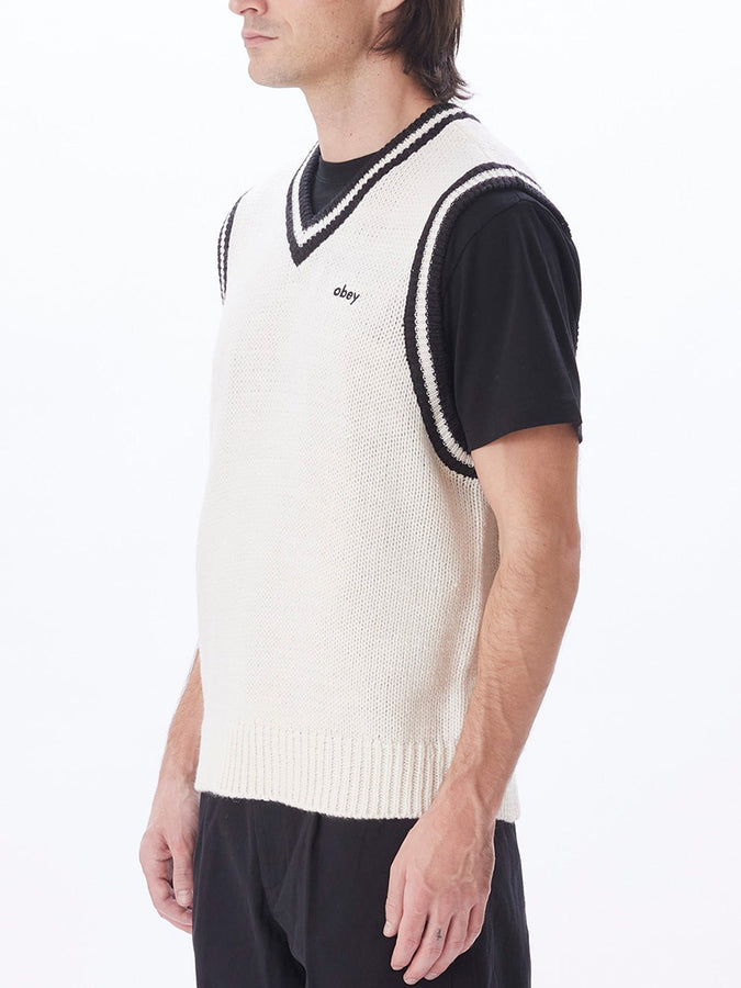 Obey Alden Sweater Vest Fall 2023 | UNBLEACHED (UBL)