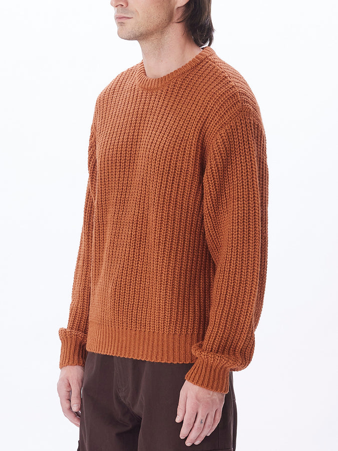 Obey Theo Sweater Fall 2023 | CHESTNUT BROWN (CHE)
