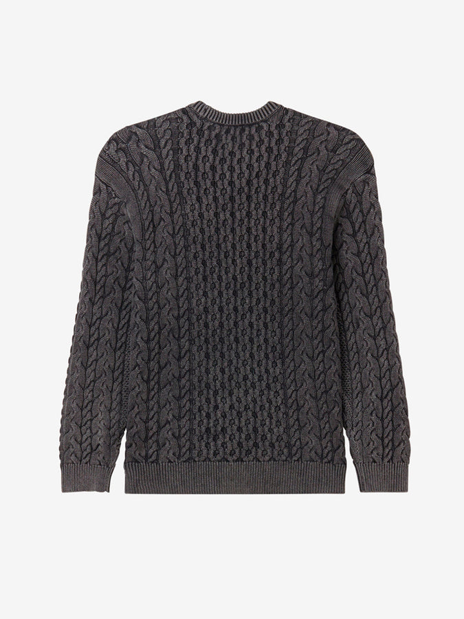 Obey Faded Wash Sweater Fall 2024 | DIGITAL BLACK (DGB)