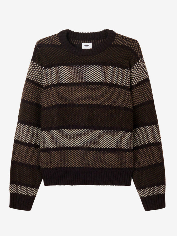 Obey Benjamin Sweater Fall 2024 | BLACK MULTI (BKM)