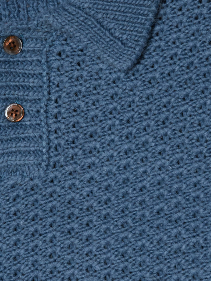 Obey Loreto Polo Sweater Fall 2025 | CAPTAINS BLUE MULTI