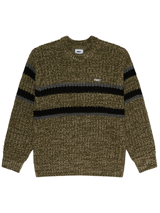 Obey Alden Sweater Fall 2026 | GREEN MULTI (GMU)