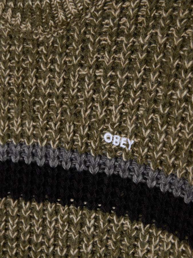 Obey Alden Sweater Fall 2026 | GREEN MULTI (GMU)