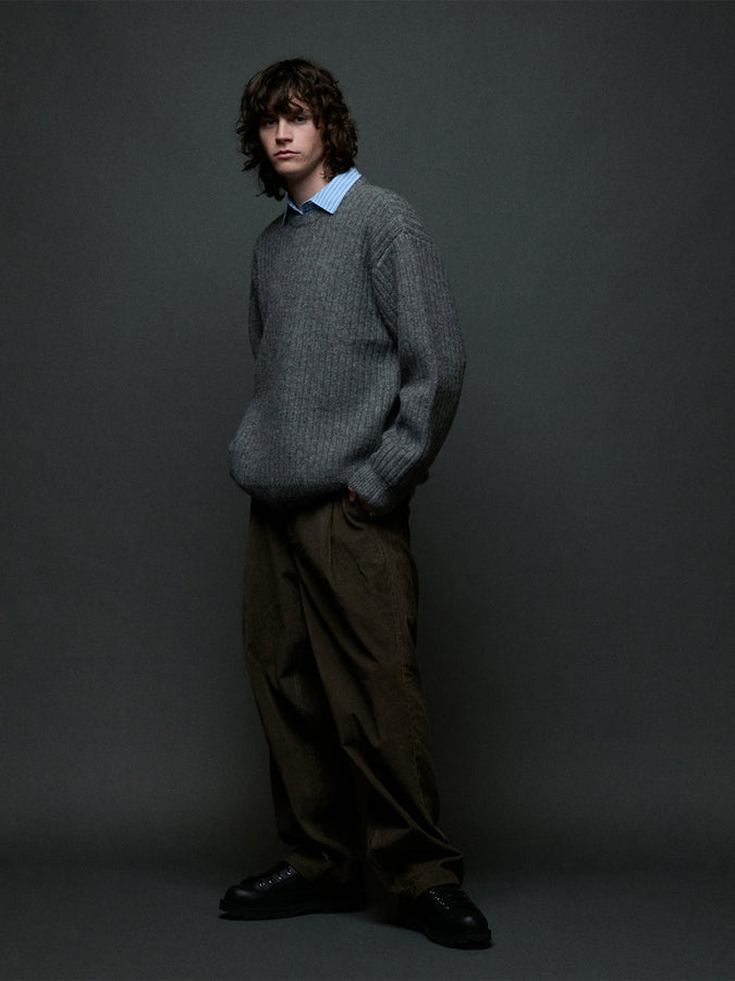 Obey Drex Sweater Fall 2026 | HEATHER CHARCOAL (HCH)