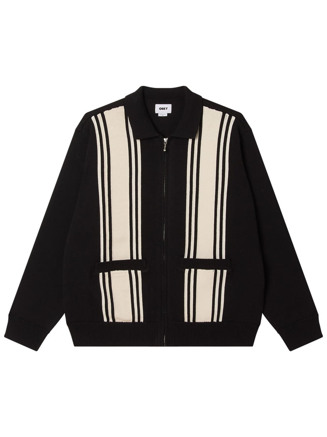 Obey Matt Zip Up Sweater Spring 2026 | BLACK MULTI (BKM)