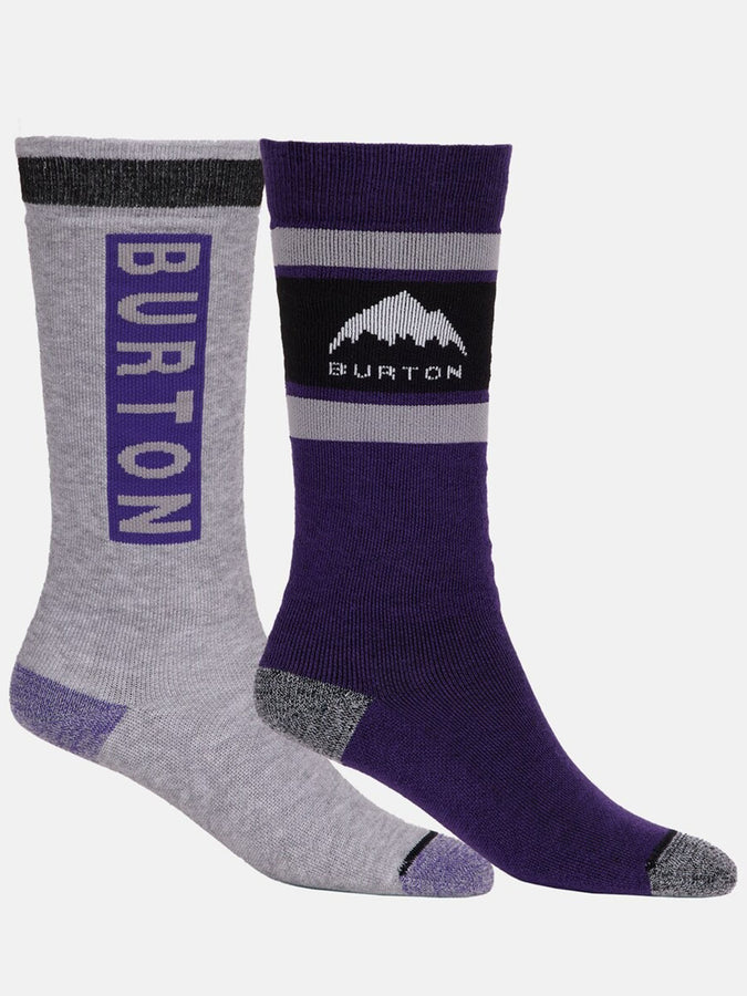 Burton Weekend Midweight 2 Pack Socks Winter 2025 | IMPERIAL PURPLE (503)