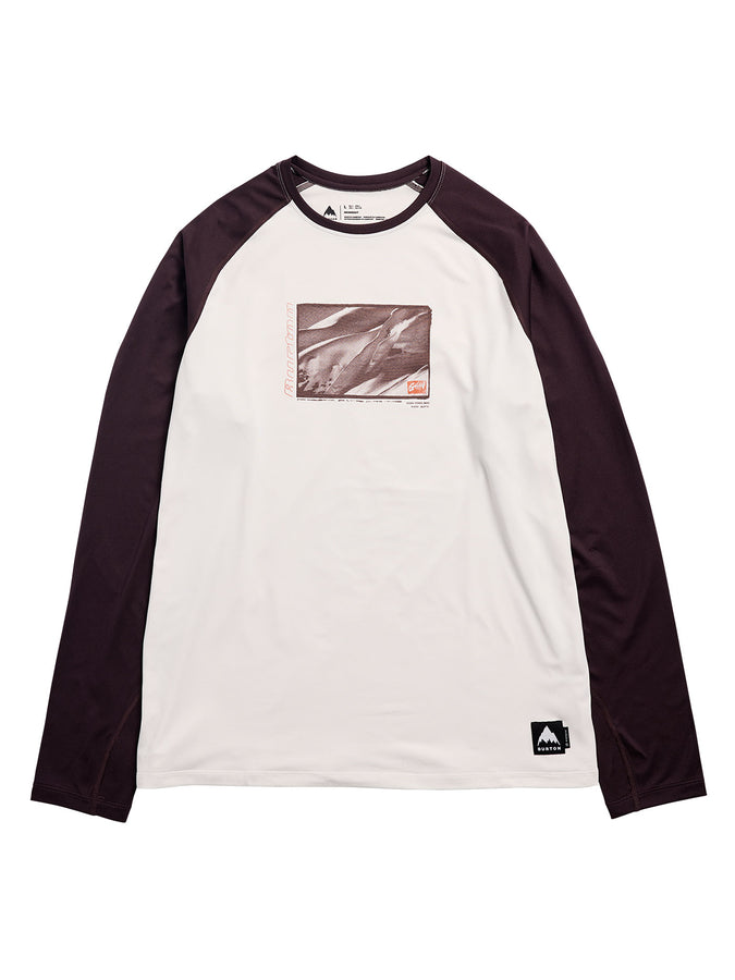 Burton Roadie Base Layer Tech Long Sleeve T-Shirt Winter 2027 | STOUT WHITE/BEAR HUG BRN (FBI)