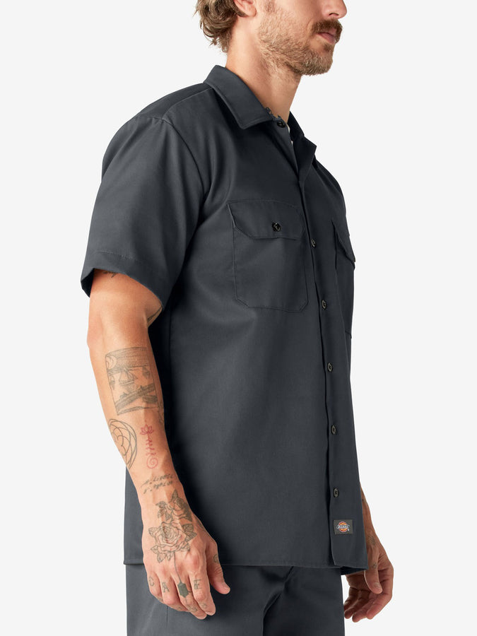 Dickies Work Short Sleeve Buttondown shirt Spring 2025 | CHARCOAL (0CH)
