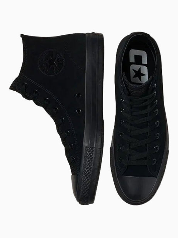 Converse Cons CTAS Pro Suede Hi Black/Black Shoes Fall 2026 | BLACK/BLACK/BLACK