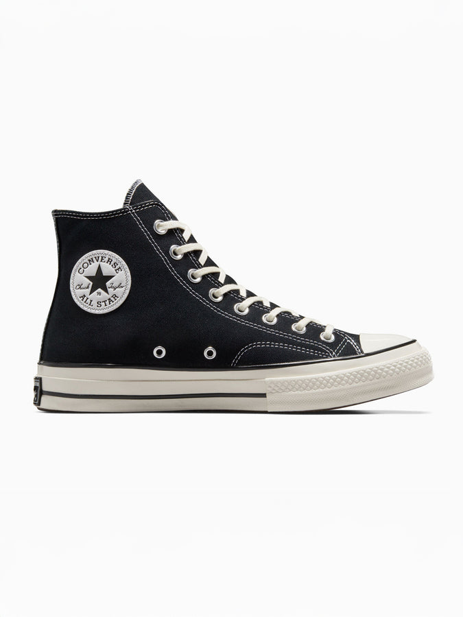 Converse Chuck 70 Hi Black/Black/Egret Shoes | BLACK/BLACK/EGRET