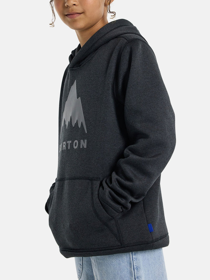 Burton Oak Hoodie Fall 2025 | TRUE BLACK HEATHER (A30)