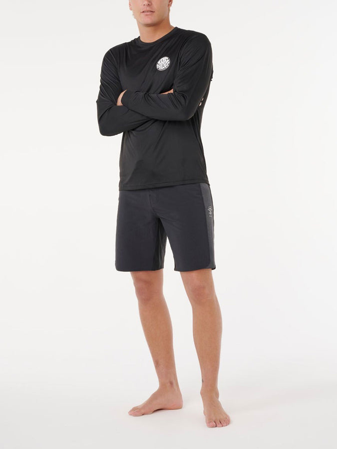 Rip Curl Icons Of Surflite Long Sleeve Rashguard Spring 2026 | BLACK (0090)