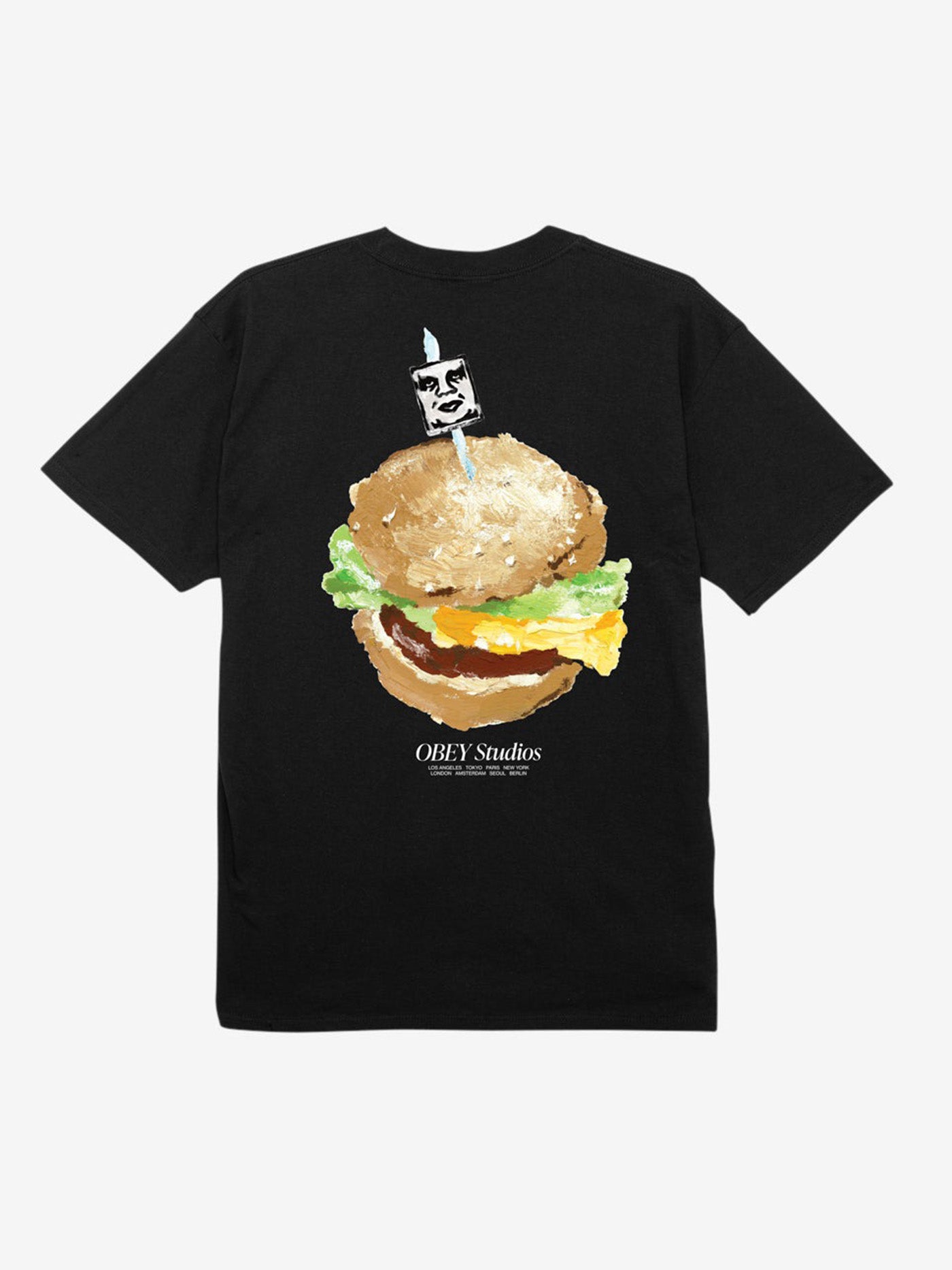 Obey Obey Visual Food For Your Mind T-Shirt Summer 2024