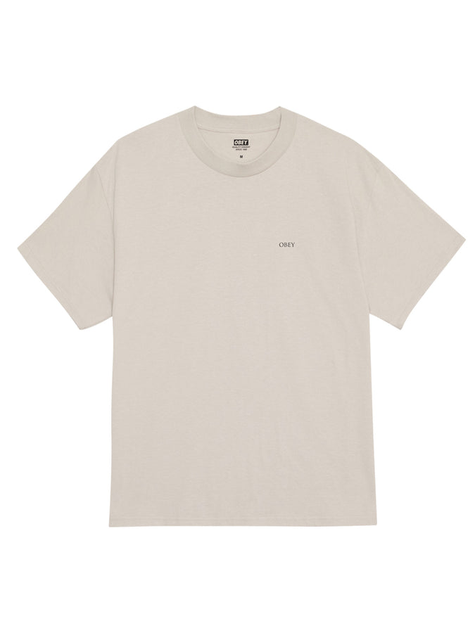 Obey Peace And Justice Statue T-Shirt Fall 2025 | SILVER GREY