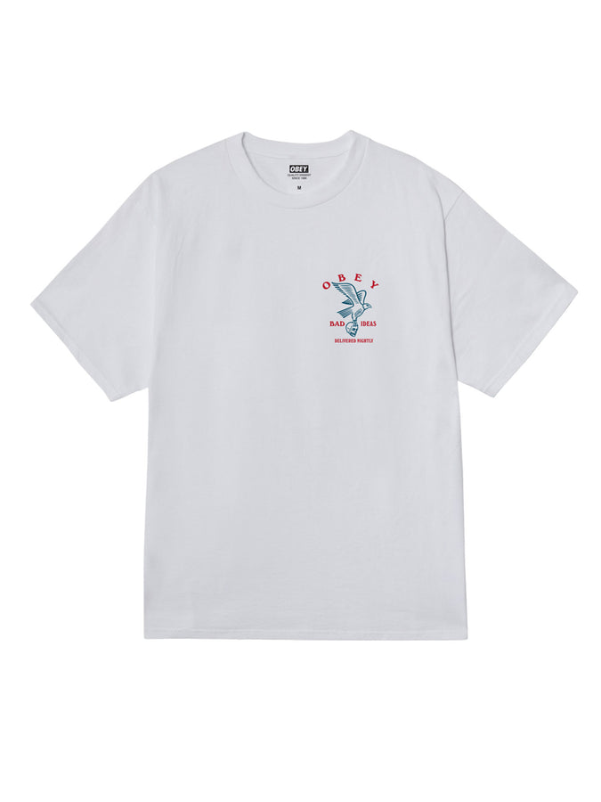 Obey Bad Ideas Eagle T-Shirt Holiday 2025 | WHITE (WHT)