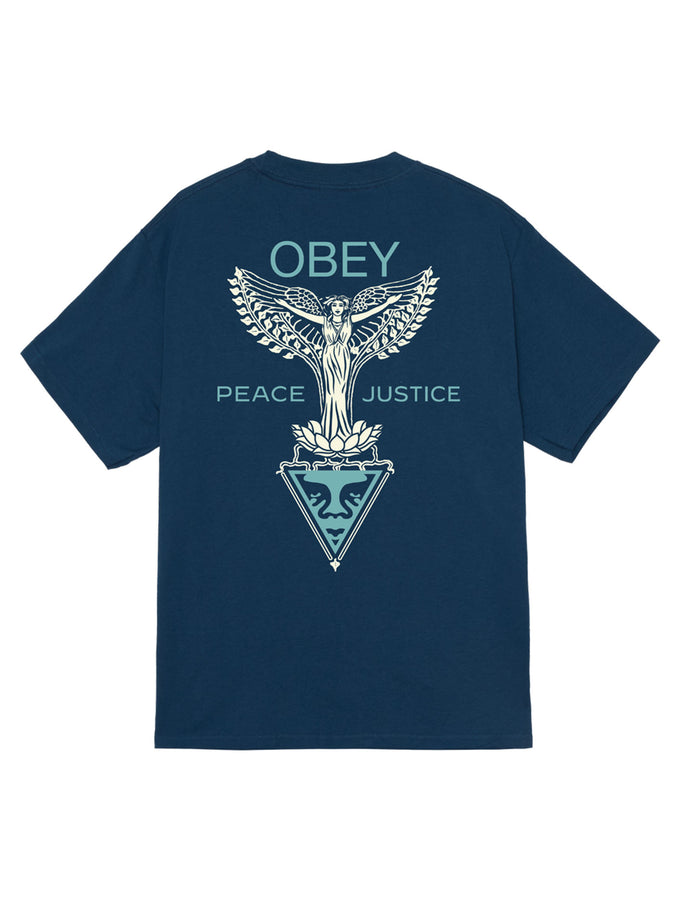 Obey Nouveau Angel T-Shirt Spring 2026 | HARBOR BLUE (HBU)