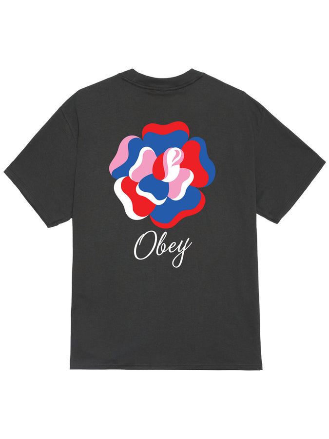 Obey Paper Rose T-Shirt Spring 2026 | VINTAGE BLACK (VBL)