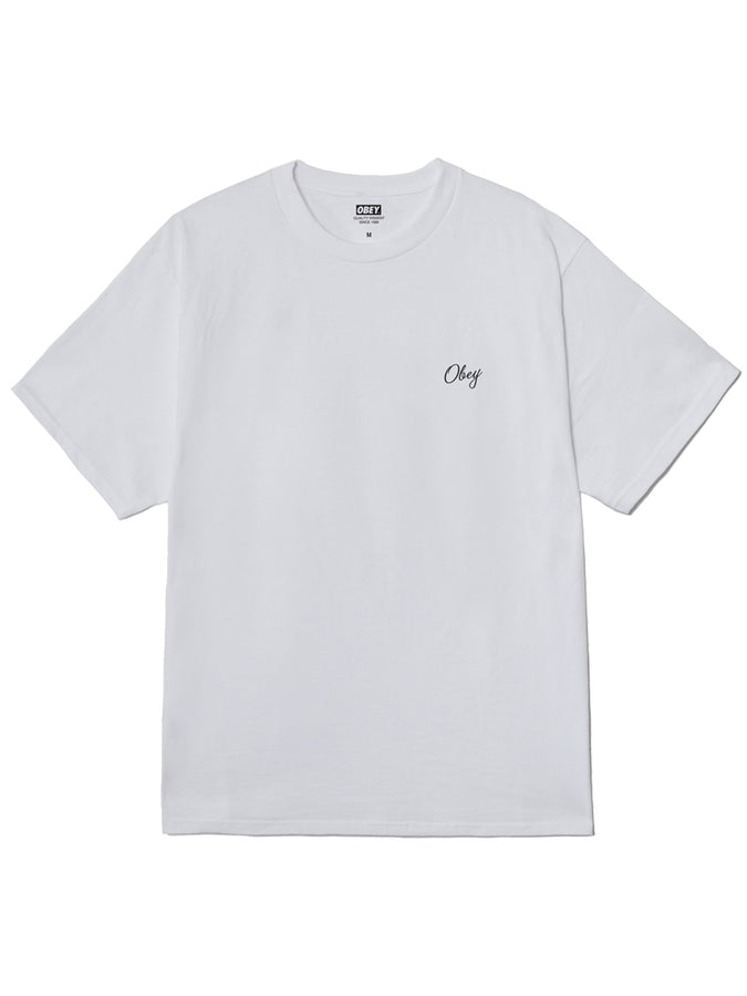 Obey Paper Rose T-Shirt Spring 2026 | WHITE (WHT)