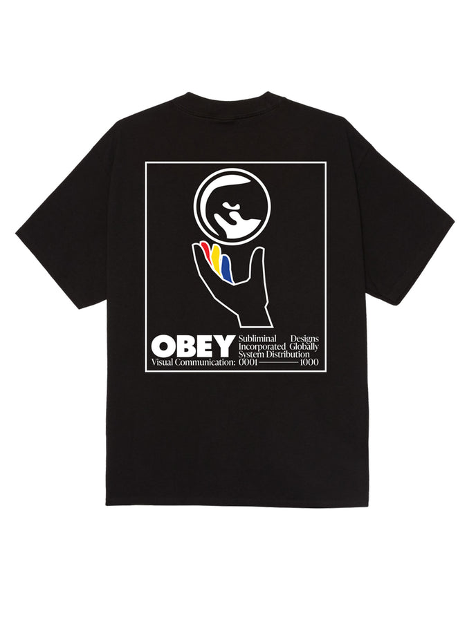 Obey Global Systems T-Shirt Spring 2026 | BLACK (BLK)
