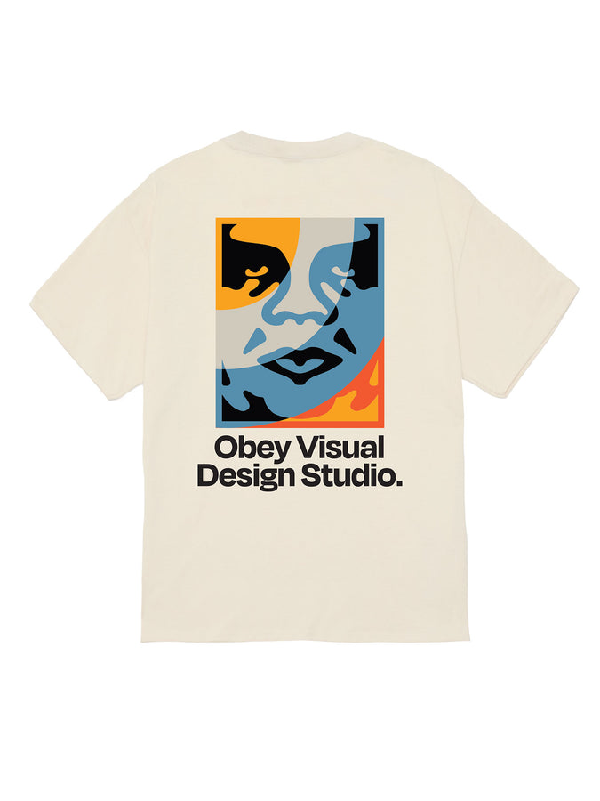 Obey Visual Design Studio T-Shirt Spring 2026 | CREAM (CRM)