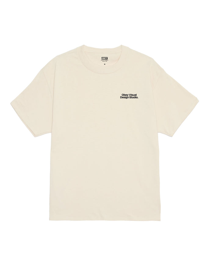 Obey Visual Design Studio T-Shirt Spring 2026 | CREAM (CRM)