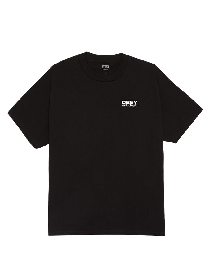 Obey Art Department T-Shirt Spring 2026 | BLACK (BLK)