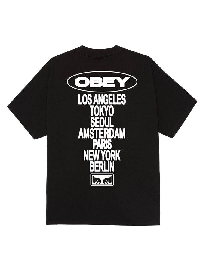 Obey Global Impact T-Shirt Spring 2026 | BLACK (BLK)