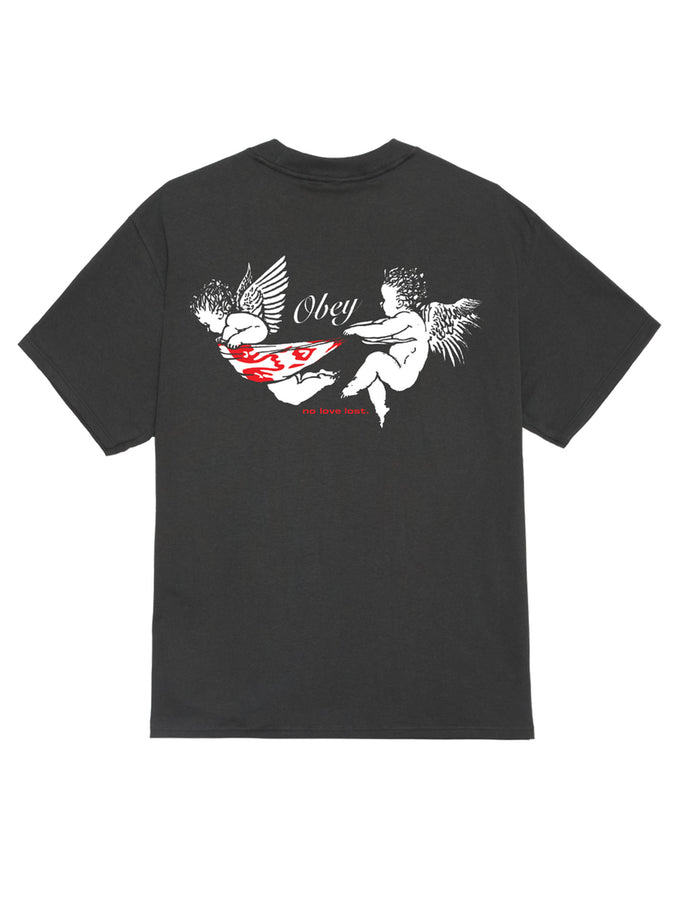 Obey No Love Lost T-Shirt Summer 2026 | VINTAGE BLACK (VBL)