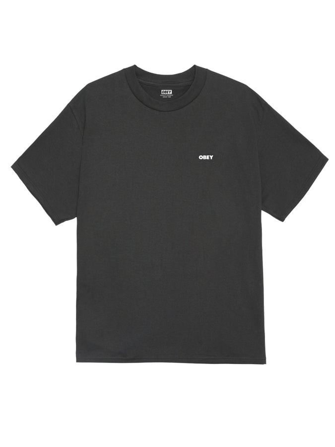 Obey Visual Studios Flower T-Shirt Summer 2026 | VINTAGE BLACK (VBL)