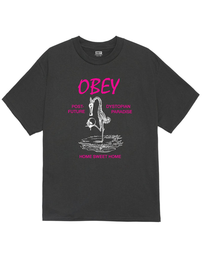Obey Post Future T-Shirt Summer 2026 | VINTAGE BLACK (VBL)