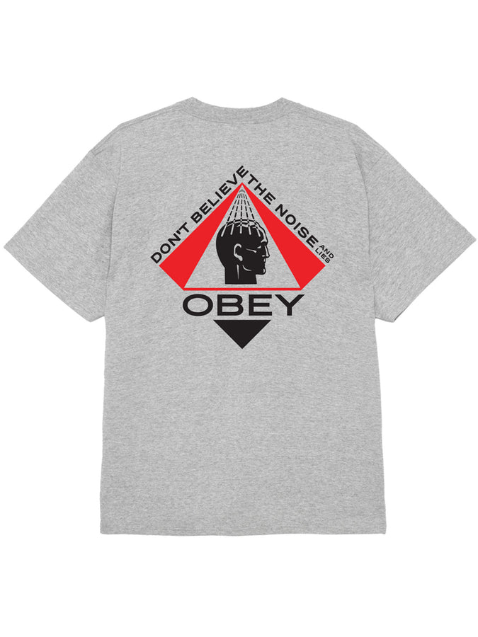 Obey Icon Pyramid T-Shirt Summer 2026 | HEATHER GREY (HEA)