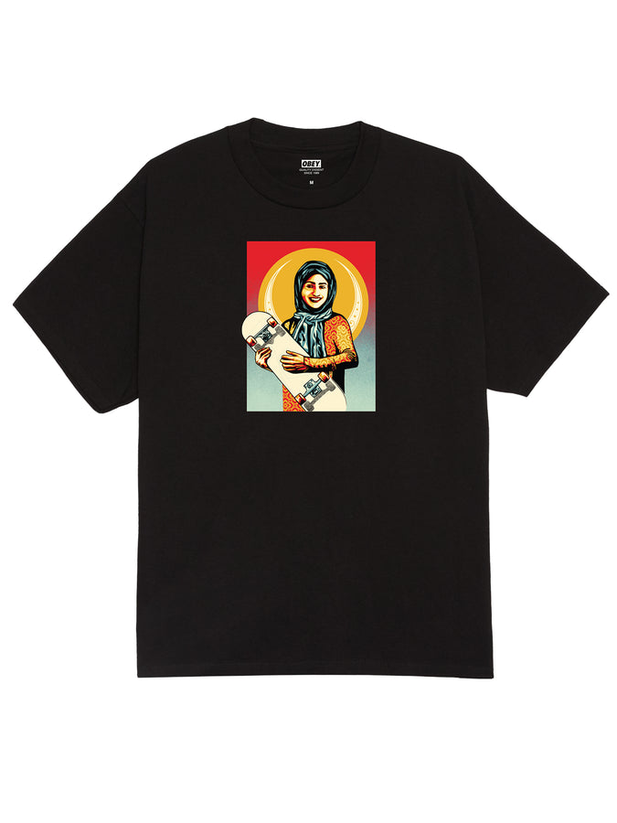 Obey Skateistan Obey T-Shirt Spring 2026 | BLACK (BLK)