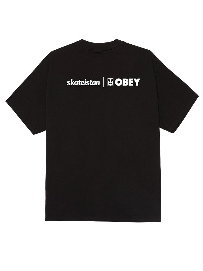 Obey Skateistan Obey T-Shirt Spring 2026 | BLACK (BLK)