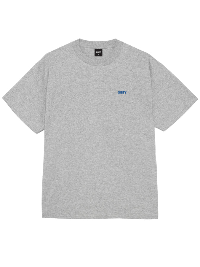 Obey Around The Globe T-Shirt Fall 2026 | HEATHER GREY (HEA)