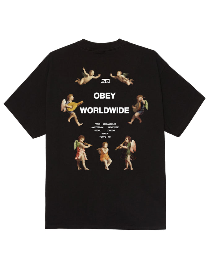 Obey Angels Above T-Shirt Fall 2026 | BLACK (BLK)