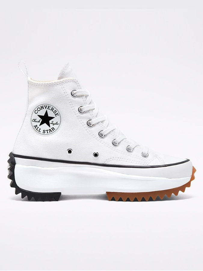 Converse Run Star Hike Hi White/Black/Gum Shoes | WHITE/BLACK/GUM
