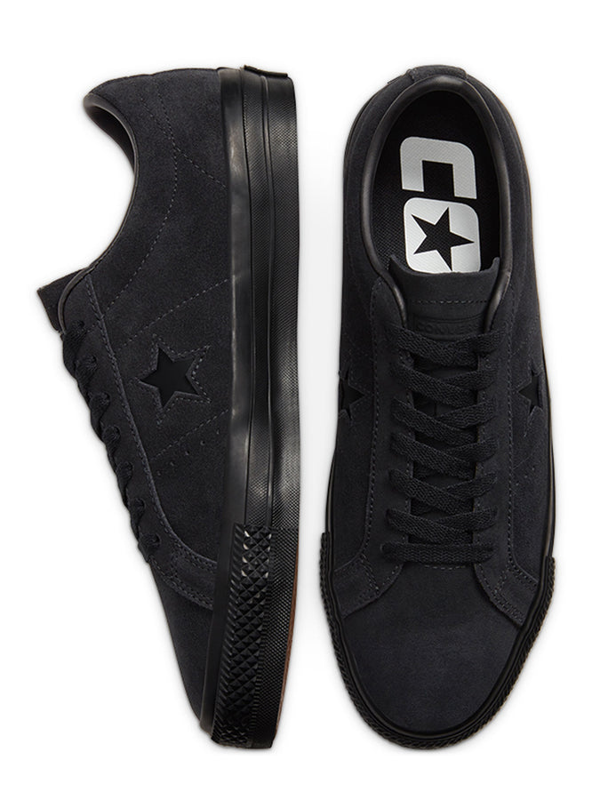 Converse One Star Pro OX Black/Black/Black Shoes | EMPIRE