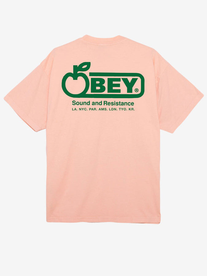 Obey Obey Sound & Resistance T-Shirt Summer 2024 | PEACH PARFAIT (PHP)