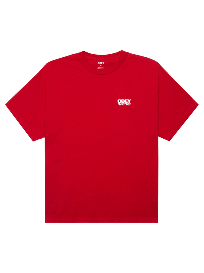 Obey Industries T-Shirt Spring 2026 | FIERY RED (FYR)