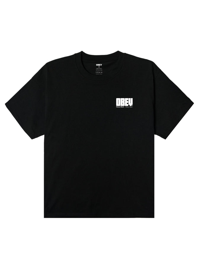 Obey Heavy Ideas T-Shirt Spring 2026 | BLACK (BLK)