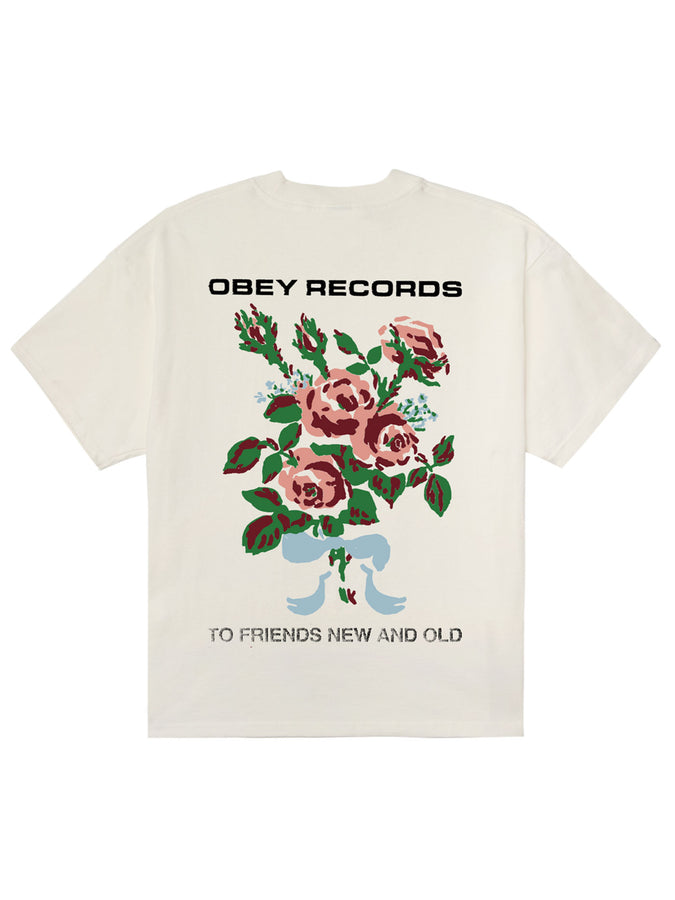 Obey To New Friends And Old T-Shirt Spring 2026 | VINTAGE WHITE (VWH)