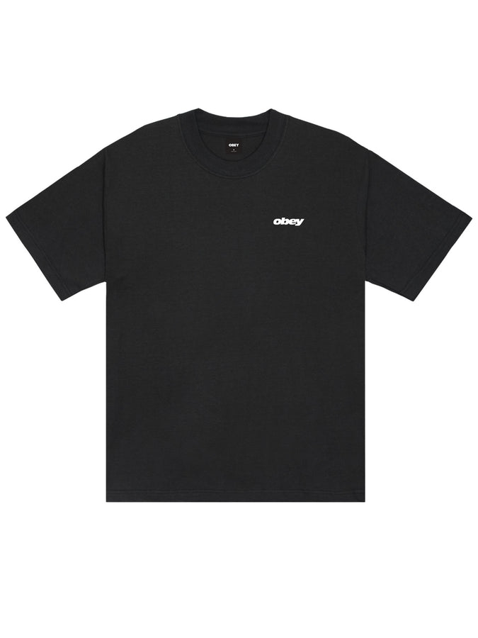 Obey Shields T-Shirt Fall 2026 | VINTAGE BLACK (VBL)
